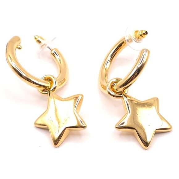 Unbranded Jewelry - ✨ Celestial Star Hoop Earrings - Pure Golden Vibes ✨